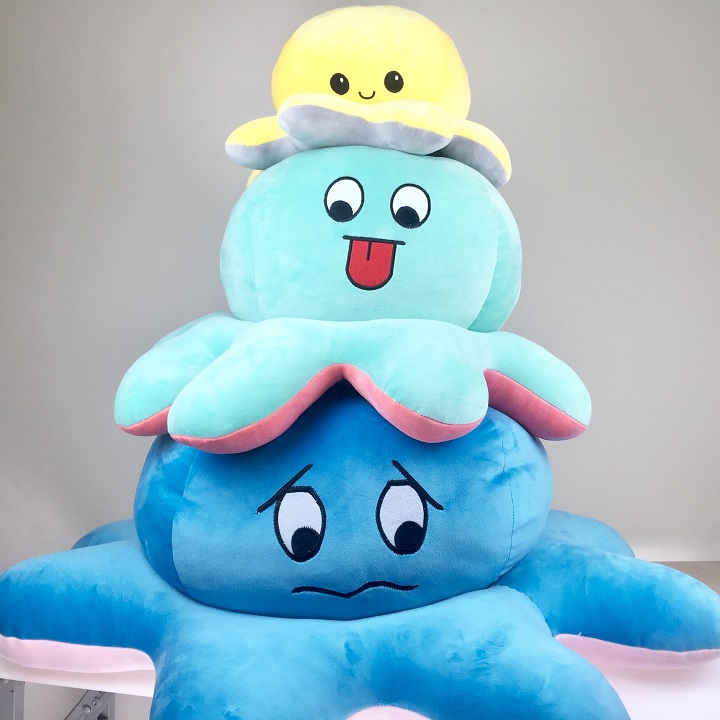Gấu bông bạch tuộc 2 mặt 40cm