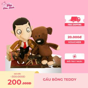 Gấu Nhồi Bông Mr.Bean Và Teddy