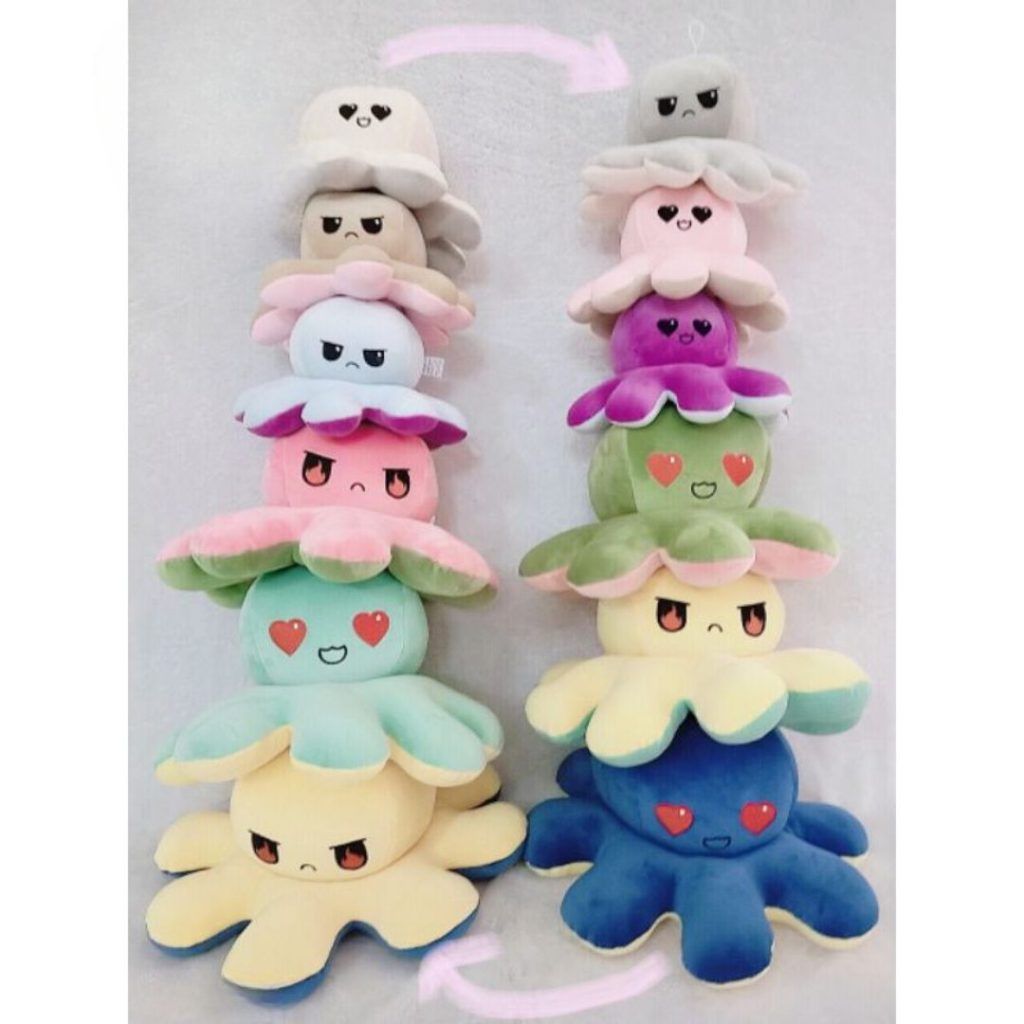 Gấu bông bạch tuộc 2 mặt 40cm