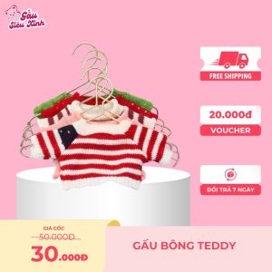 Áo Gấu Teddy - Quần Áo Búp Bê Gấu Bông Teddy